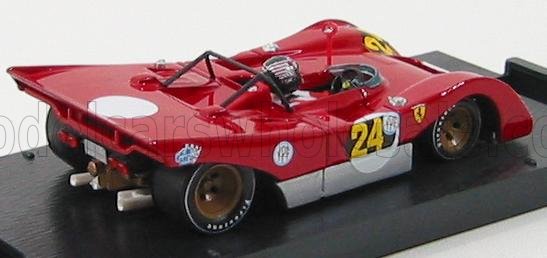 FERRARI - 312 PB N. 24 1000 km di Buenos Aires 1971 IGNAZIO GIUNTI - modellino in scala RED modellino Vroomi