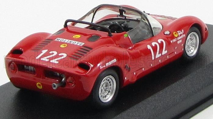 FIAT - ABARTH 1000 SPIDER N 122 TARGA FLORIO 1969 CALASCIBETTA - FERLITO - ROUGE - Vroomi