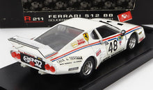 FERRARI - 512BB SCUDERIA ROSSO N. 48 24 Ore di Le Mans 1981 M. SALMON - S. PHILIPS - S. EARLE - WHITE modellino in scala modellino Vroomi