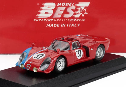 ALFA ROMEO - 33.2 N 37 TEST 24h LE MANS 1968 GOSSELIN - TROSCH - ROSSO BLU