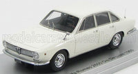 Witte Alfa Romeo OSI 2600 De Luxe schaalmodel uit 1965 van Vroomi, gedetailleerde diecast replica