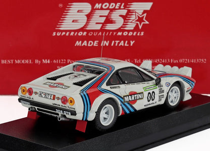 FERRARI - 308 GTB COUPE MARTINI TEAM MAKELA AUTO TUNING (night version) N 00 HISTORY RALLY FINLANDIA 2009 - WHITE