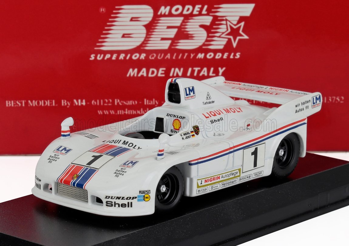 PORSCHE - 908/04 SPIDER N 1 WINNER BRANDS HATCH 1979 JOST - MERL - BLANC - Vroomi