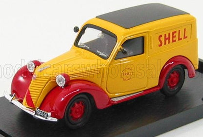 FIAT - 1100 E VAN SHELL - SCUDERIA FERRARI GP MONZA 1958 - YELLOW RED Scale model car on Vroomi