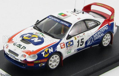 TOYOTA - CELICA ST205 N 15 9e RALLYE DU PORTUGAL 1998 R.MADERA - N.R.SILVA - BLANC BLEU ROUGE - Vroomi