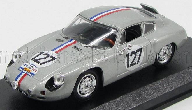 PORSCHE - ABARTH COUPÉ N° 127 TOUR DE FRANCE 1961 BOUCHET - AURY - ARGENT - Vroomi