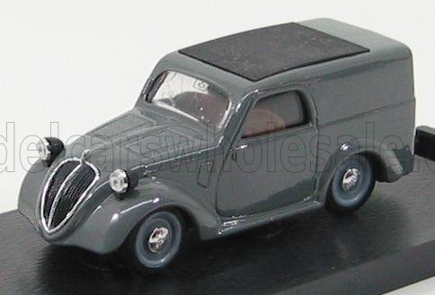Grey Scale Model FIAT - 500A VAN 1949 - GREY - Scale Model Cars - Vroomi Models