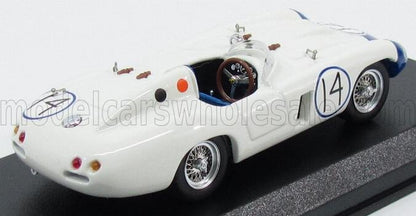 FERRARI - 857 S SPIDER N 14 CUBA 1957 P.HILL - WHITE BLUE