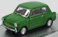Modellino in scala 1:43 verde della Bianchina Berlina, presentato da Vroomi per collezionisti