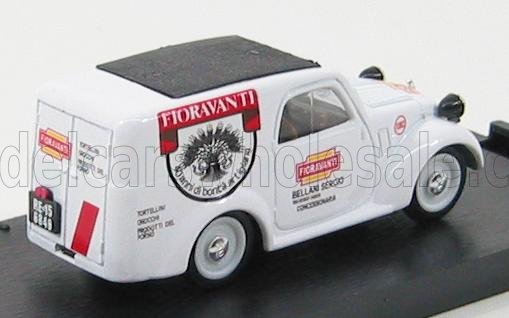 FIAT - 500B VAN FIORAVANTI 1950 - WHITE Scale model car on Vroomi