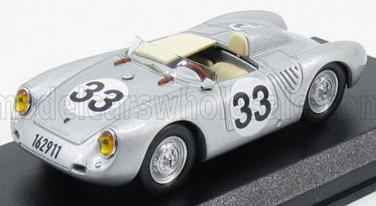 PORSCHE - 550RS SPIDER N 33 24h LE MANS 1957 HERRMANN - FRANKENBERG - ARGENT - Vroomi