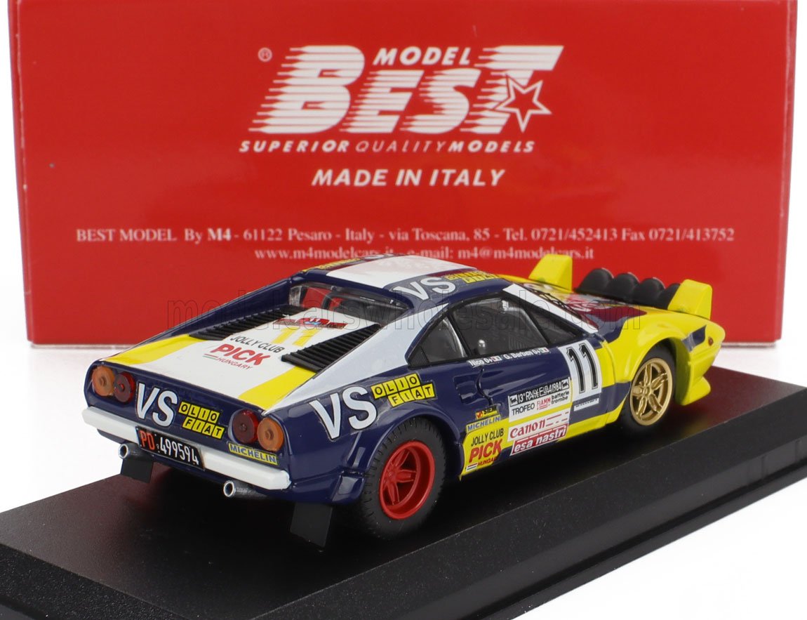 FERRARI | 308 GTB COUPE N 11 RALLY  ISOLA D'ELBA 1980 NICO - BARBAN