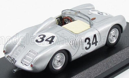PORSCHE - 550RS SPIDER N 33 24h LE MANS 1957 STOREZ - CRAWFORD - ARGENT - Vroomi