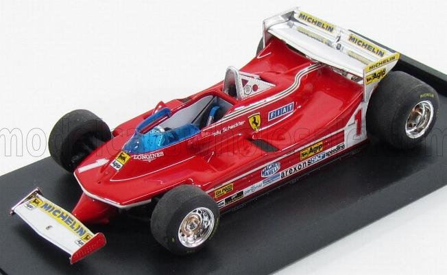 FERRARI - F1 312T5 N 1 MONACO GP 1980 J.SCHECKTER - RED Scale model car on Vroomi