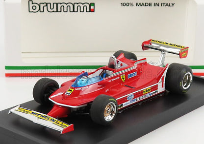 FERRARI - F1 312T5 N 1 ARGENTINA GP 1980 J.SCHECKTER - RED Scale model car on Vroomi