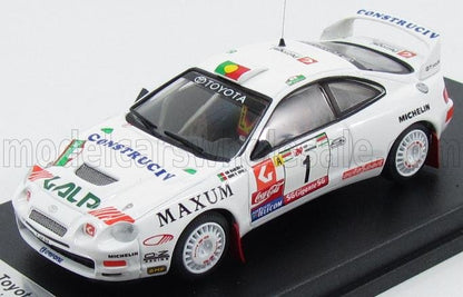 TOYOTA - CELICA ST205 N 1 VINCITRICE DEL RALLY DEL PORTOGALLO 1996 R.MADEIRA - N.R.SILVA - BIANCO - Vroomi