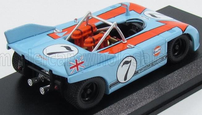 PORSCHE - 908/3 SPIDER N 7 TARGA FLORIO 1971 J.SIFFERT - B.REDMAN - BLEU CLAIR - Vroomi