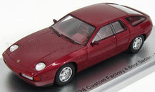 PORSCHE - 928 CUSTOM FACTORY BERLINE 4 PORTES 1986 - ROUGE MÉTALLISÉ - Vroomi