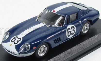 FERRARI - 275 GTB/4 COUPE N 63 SPA 1967 VESTEY - GASPAR - BLUE WHITE