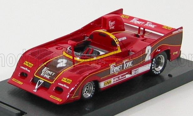 Alfa Romeo 33 SC 12 No. 2 Brambilla 500 km Monza 1977 Brumm 1:43 scale model