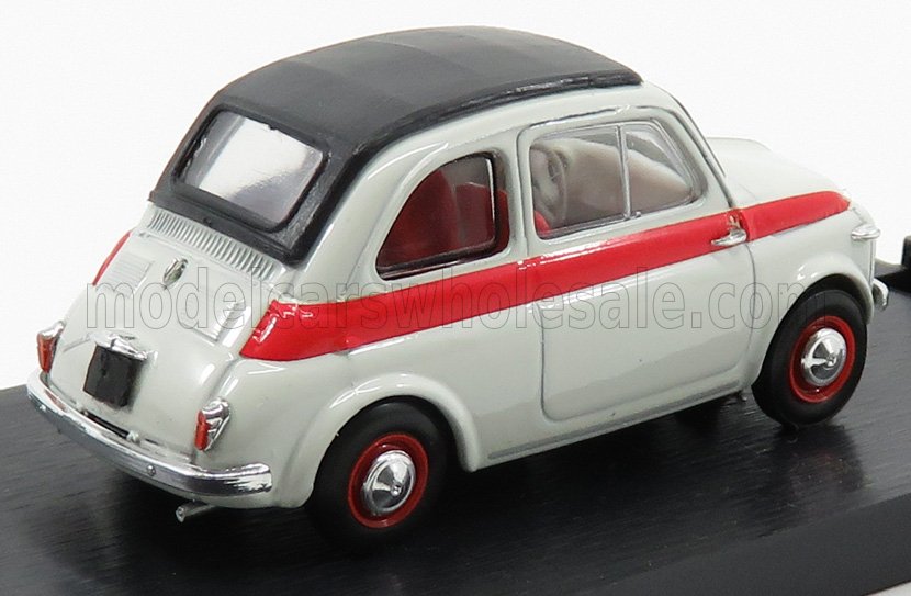 FIAT - 500 NUOVA SPORT CHIUSA 1957 - GREY Scale model car on Vroomi