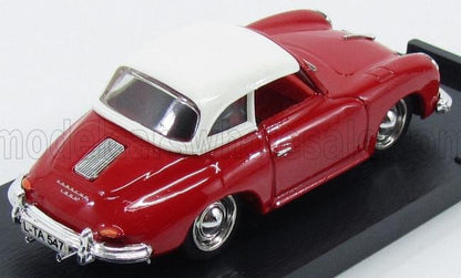 PORSCHE - 356 HARD TOP 1952 - RED WHITE Scale model car on Vroomi