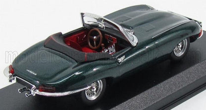 JAGUAR  E-TYPE SPIDER 1961 - AUTO PERSONALE DI ADRIANO CELENTANO CANTAGIRO 1962 - VERDE METALLIZZATO - Vroomi