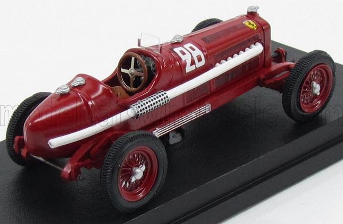 ALFA ROMEO - F1 P3 N 28 VAINQUEUR GP DE NIZZA 1934 A.VARZI - ROUGE Vroomi Boutique de voitures miniatures