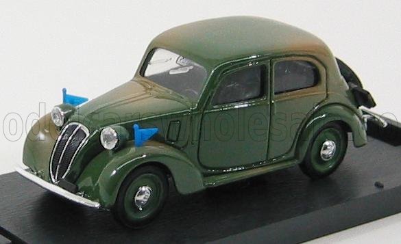 Fiat 508C 1100 Berlina Forze Armate 1937 Military Green Brumm 1:43 scale model