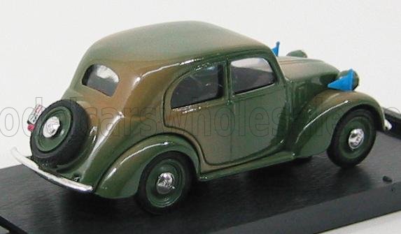 Fiat 508C 1100 Berlina Forze Armate 1937 Military Green Brumm 1:43 scale model - image 2