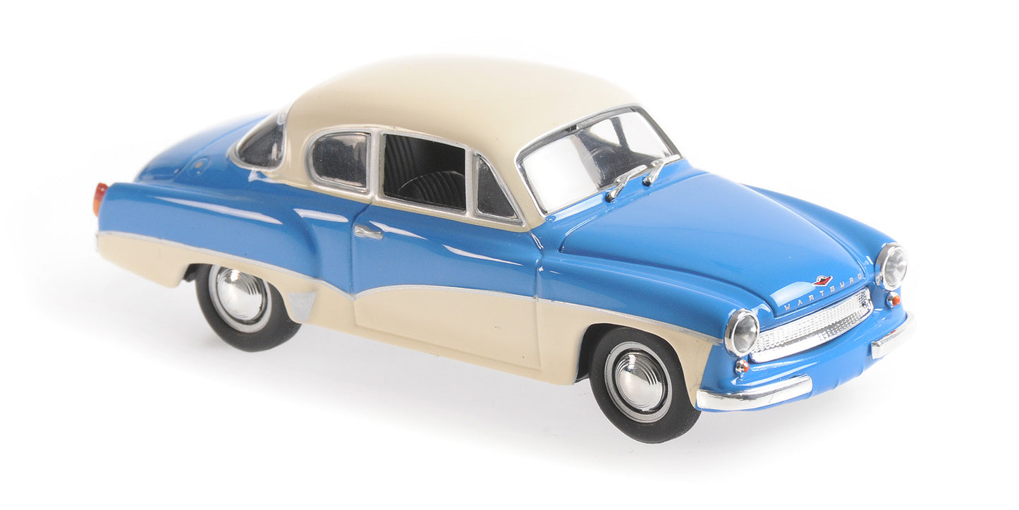 WARTBURG A311 COUPE’ BLUE &amp; WHITE 1958