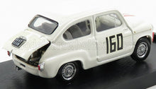 FIAT - 600 850 TC ABARTH N 160 PIEVE S.STEFANO 1962 PIERO FALORNI - WHITE Scale model car on Vroomi