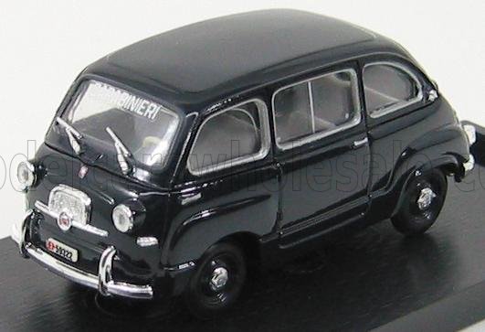 FIAT - 600 MULTIPLA CARABINIERI POLICE 1956 - BLUE Scale model car on Vroomi