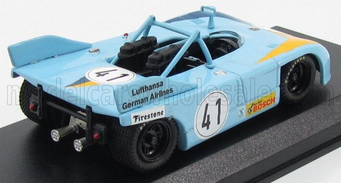 PORSCHE - 908/03 N 41 2e NURBURGRING INTERSERIE 1972 R.JOST - BLEU CLAIR - Vroomi
