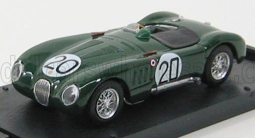 JAGUAR - C TYPE 1 h LE MANS 1951 WALKER-WHITEHEAD N 20 - BRITISH RACING GREEN Scale model car on Vroomi