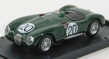 JAGUAR - C TYPE 1 h LE MANS 1951 WALKER-WHITEHEAD N 20 - BRITISH RACING GREEN Scale model car on Vroomi