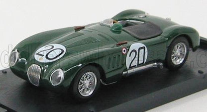 JAGUAR - C TYPE 1 h LE MANS 1951 WALKER-WHITEHEAD N 20 - BRITISH RACING GREEN Scale model car on Vroomi