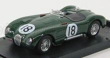JAGUAR - XK120 C-TYPE SPIDER 3.4L TEAM JAGUAR CARS LTD N 18 WINNER 24h LE MANS 1953 TONY ROLT - DUNCAN HAMILTON - BRITISH RACING GREEN Scale model car on Vroomi