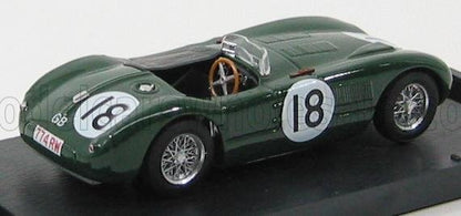 JAGUAR - XK120 C-TYPE SPIDER 3.4L TEAM JAGUAR CARS LTD N 18 WINNER 24h LE MANS 1953 TONY ROLT - DUNCAN HAMILTON - BRITISH RACING GREEN Scale model car on Vroomi