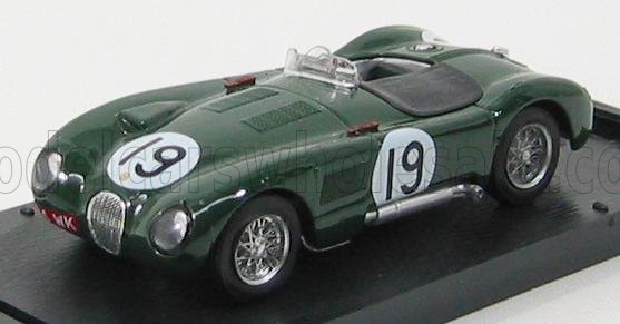 JAGUAR - C TYPE 4th LE MANS 1953 WHITEHEAD-STEWART N 19 - BRITISH RACING GREEN Scale model car on Vroomi
