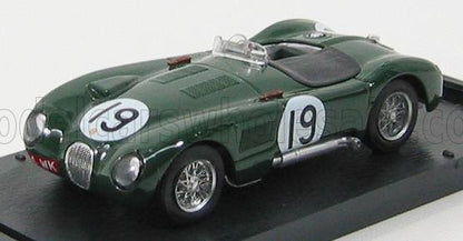 JAGUAR - C TYPE 4th LE MANS 1953 WHITEHEAD-STEWART N 19 - BRITISH RACING GREEN Scale model car on Vroomi