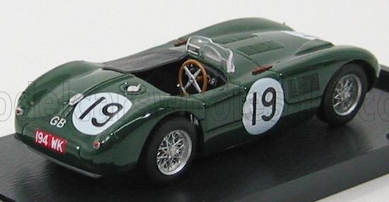 JAGUAR - C TYPE 4th LE MANS 1953 WHITEHEAD-STEWART N 19 - BRITISH RACING GREEN Scale model car on Vroomi