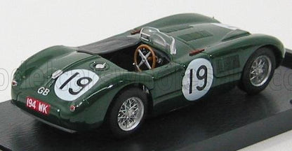 JAGUAR - C TYPE 4th LE MANS 1953 WHITEHEAD-STEWART N 19 - BRITISH RACING GREEN Scale model car on Vroomi