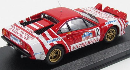 FERRARI - 308 GTB gr.4 (night version) N 2 WINNER RALLY TARGA FLORIO 1981 ANDRUET - TILBER - RED