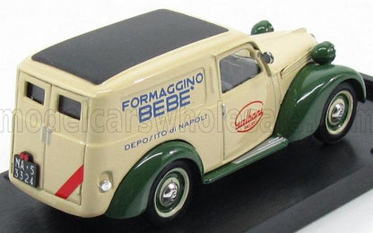 FIAT - 1100 FURGONE VAN VEICOLO COMMERCIALE PUBBLICITARIO GALBANI MELZO MILANO DEPOSITO DI NAPOLI 1950 - VERDE CREMA
