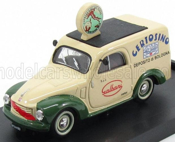 Fiat 500C Furgone Van Galbani 1950 modellino in scala 1:43