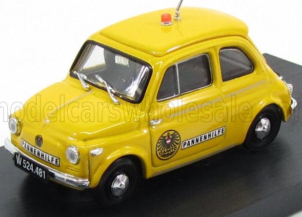 Steyr-Puch 500D OAMTC Automobil Club Austria 1959 Yellow Brumm 1:43 scale model
