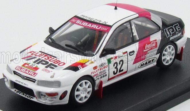 SUBARU - IMPREZA N 32 RALLY PORTOGALLO 1995 M.KAMIOKA - K.GORMLEY - BIANCO NERO ROSSO - Vroomi