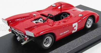 FIAT - ABARTH 2000 SPIDER N 3 2e CHAMPIONNAT D'EUROPE 2 LITRES SALZBURGRING 1970 D.QUESTER - ROUGE - Vroomi