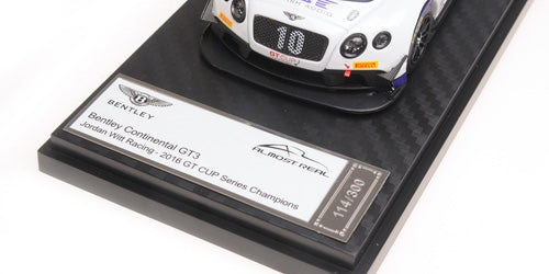 BENTLEY CONTINENTAL GT3 JORDAN WITT RACING #10 2016 GT CUP SERIES CHAMPIONS